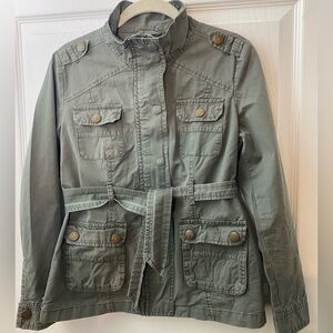 The Junior's FULL TILT Double Pocket Military Jacket in Green XL